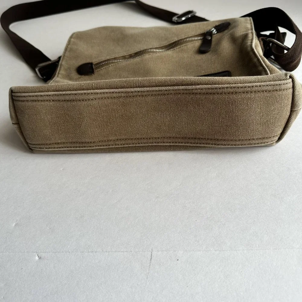 Outdoor Local Lion Canvas Bag Crossbody Messenger Shoulder Bag Adjustable Strap